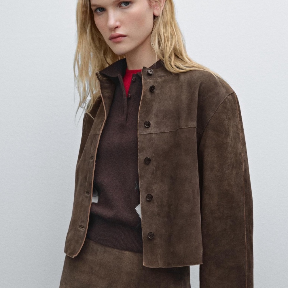 Massimo Dutti suede Jacket